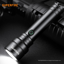 Supfire nuevo diseño 6 modos 4000 mAh antorcha de mano recargable linterna led usb oculto linterna led linterna 1100 lúmenes linterna